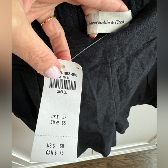 Abercrombie & Fitch Linen Shorts - Sz Small NWT - Picture 4 of 4